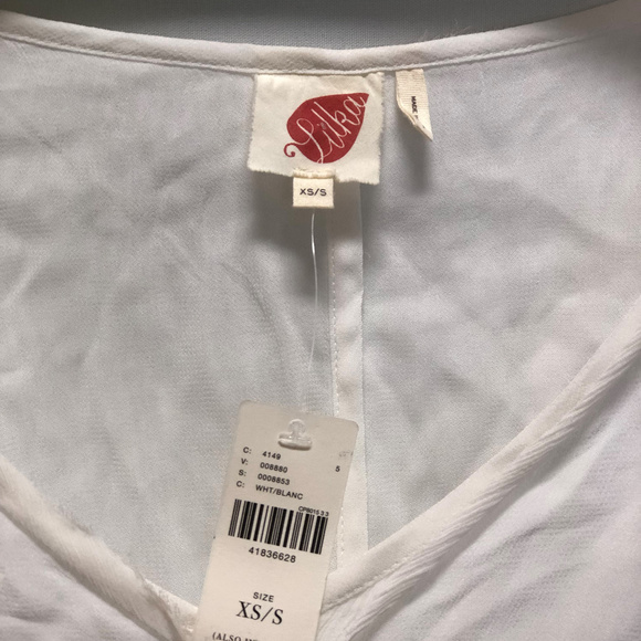 Anthropologie Lilka Sheer White Swing Cover-Up NWT - Picture 5 of 7